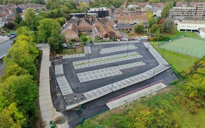 Aménagement du nouveau parking de la HEPH Condorcet à Tournai !