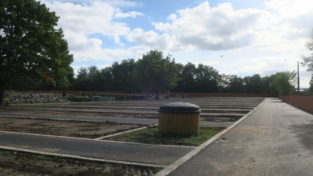 extension du cimetière Espinette Quaregnon